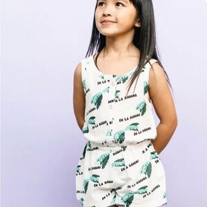 Tropical Print Kids Romper by Wynken